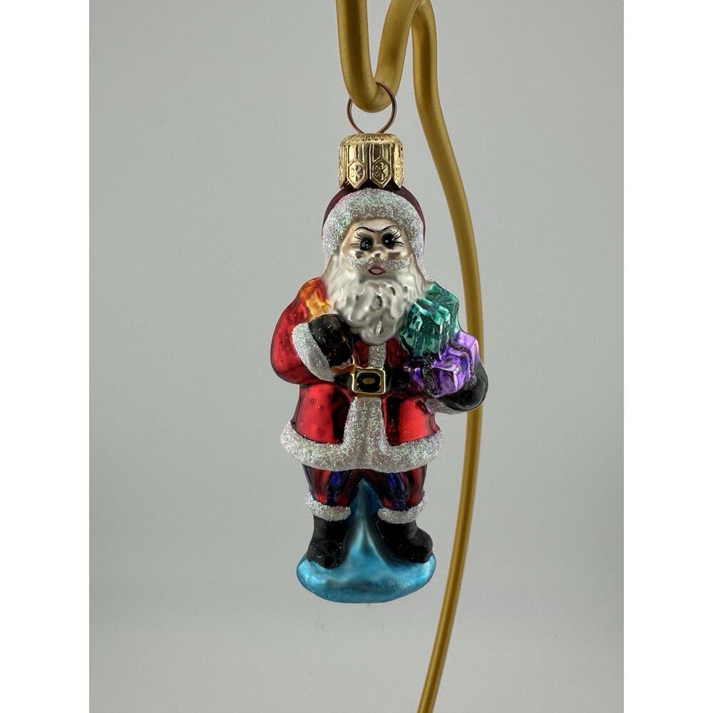Christopher Radko "Santa Joy" Hand Blown Glass Ornament Gem Collection 99-970